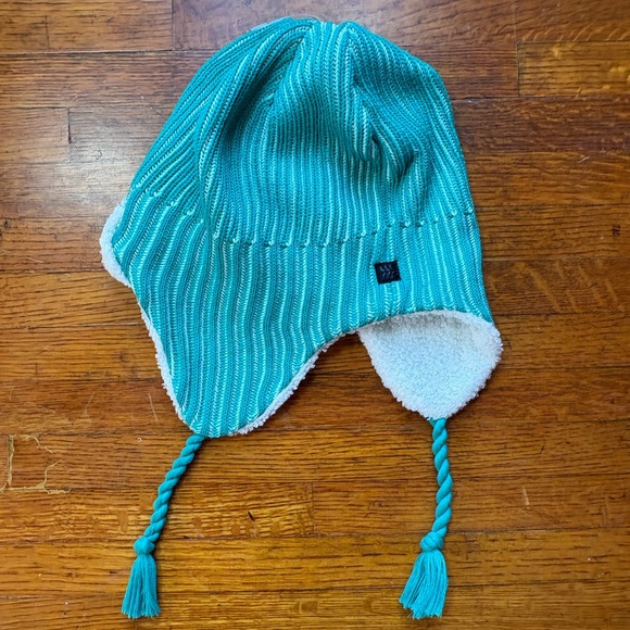All In Motion Turquoise Fleece Lined Hat OS - Picture 2 of 3
